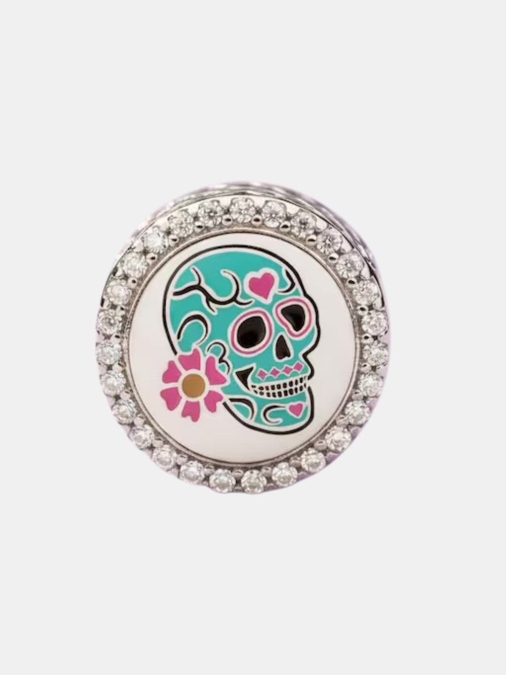 New Day of the Dead Skull Charm